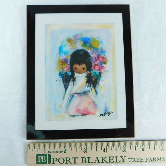 Ted De Grazia Laminated Lot of 5, The Love Plaque Vintage Southwest Art 5.5x7 - Picture 14 of 16